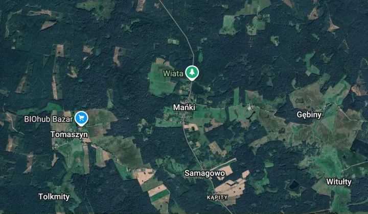 Działka rolna Mańki