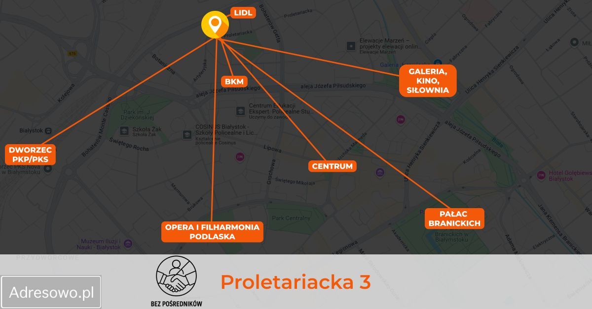 Mieszkanie 1-pokojowe Białystok Centrum, ul. Proletariacka. Zdjęcie 9