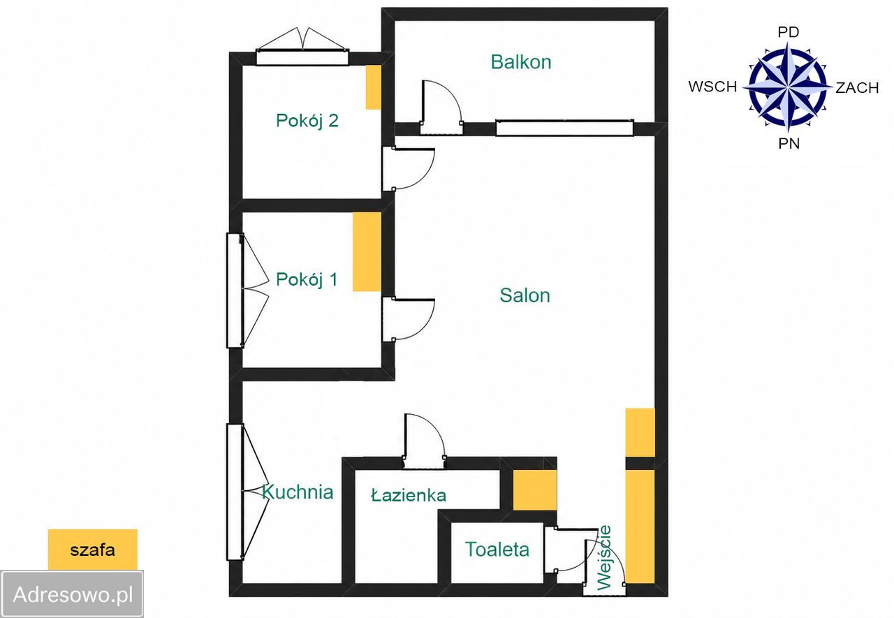 Mieszkanie 3-pokojowe Gdynia Śródmieście, ul. Wójta Radtkego. Zdjęcie 5
