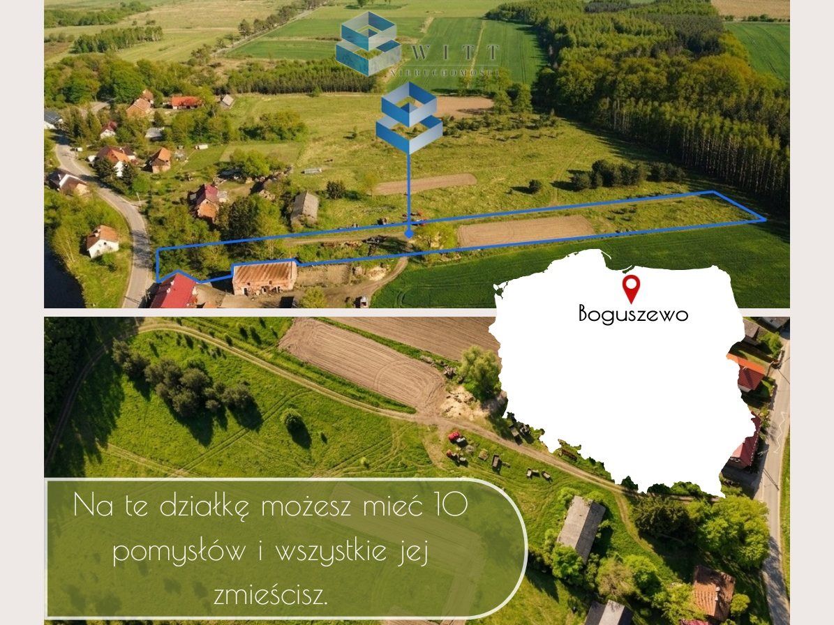 Działka budowlana Boguszewo. Zdjęcie 1