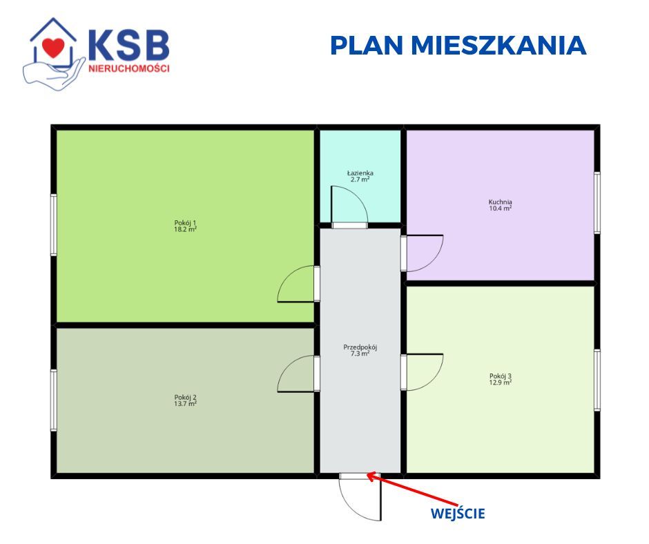 Mieszkanie 3-pokojowe Ostrowiec Świętokrzyski, ul. Stodolna. Zdjęcie 21