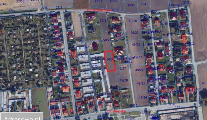Działka budowlana Kruszwica, ul. Wiejska