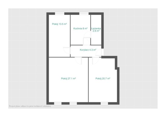 Mieszkanie 3-pokojowe Poznań Jeżyce, ul. Jana Henryka Dąbrowskiego. Zdjęcie 21