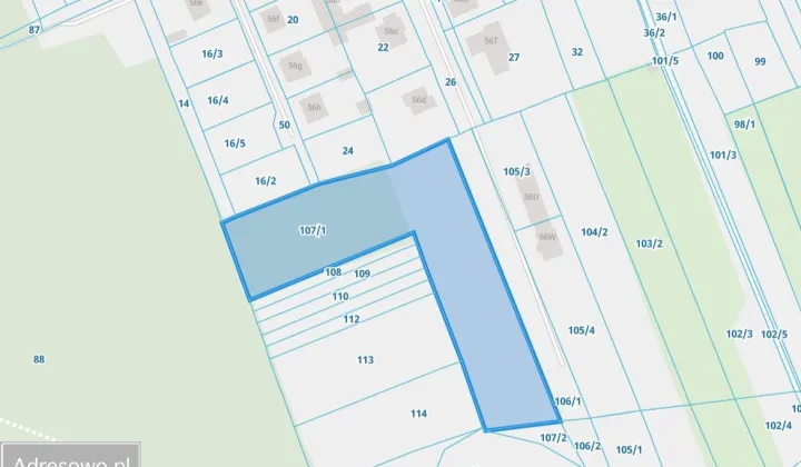 Działka budowlana Będzin, ul. Brzozowicka