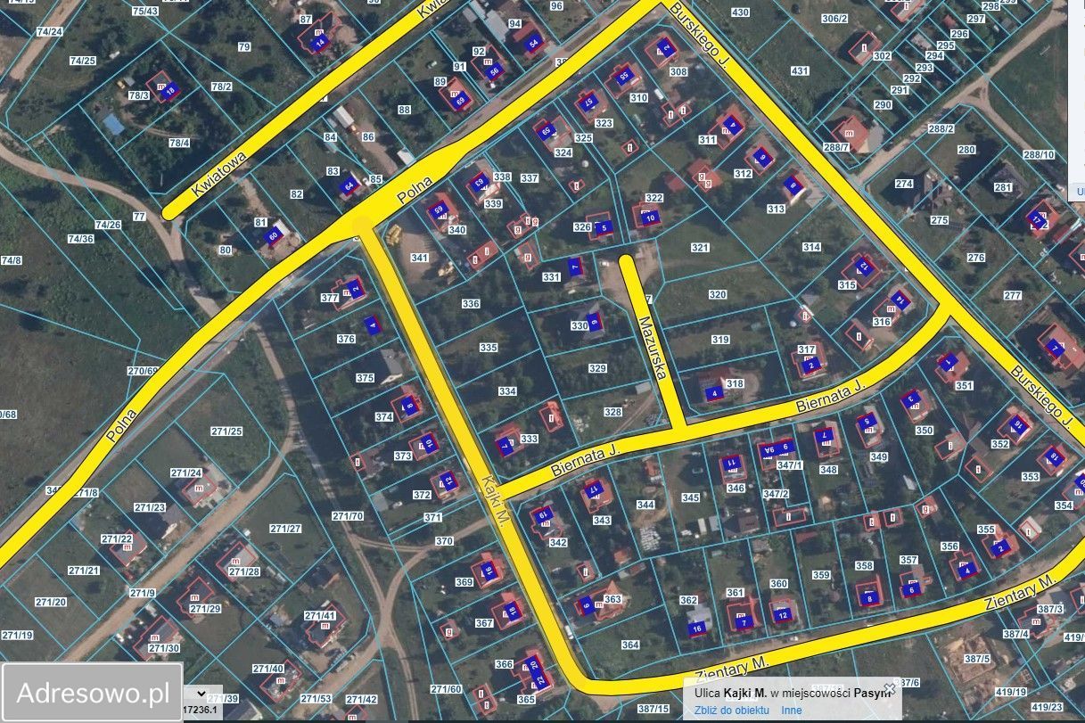 Działka budowlana Pasym, ul. Michała Kajki. Zdjęcie 3