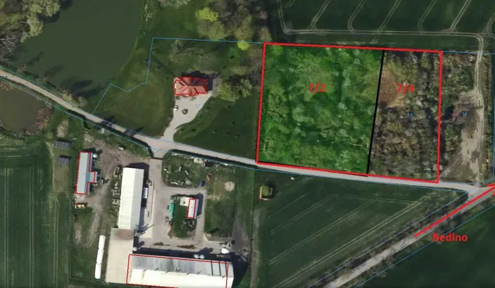 Działka inwestycyjna Szewce Nagórne