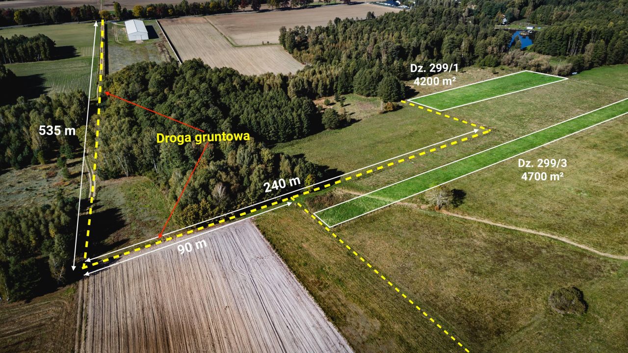 Działka rolna Żebrak. Zdjęcie 7
