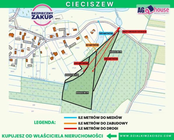 Działka siedliskowa Cieciszew. Zdjęcie 2