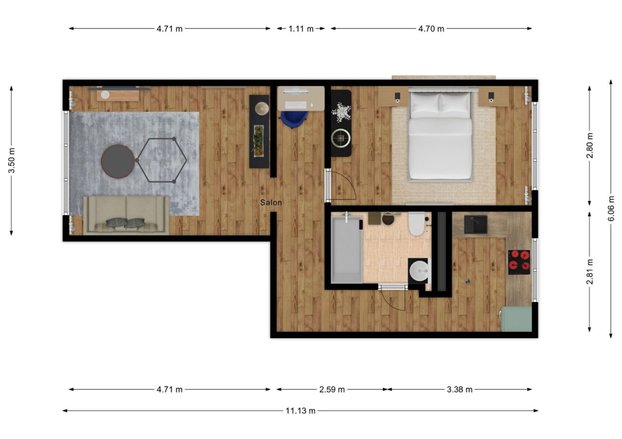 Mieszkanie 2-pokojowe Piekary Śląskie Dąbrówka Wielka, ul. Królowej Jadwigi. Zdjęcie 7