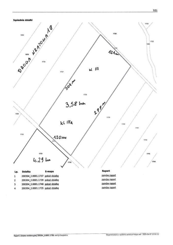 Działka rolna Andryjanki