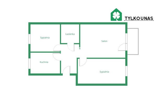 Mieszkanie 3-pokojowe Gdynia Witomino, ul. Graniczna. Zdjęcie 15