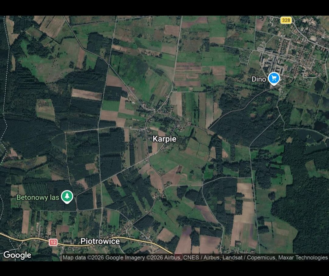 Działka budowlana Karpie. Zdjęcie 9