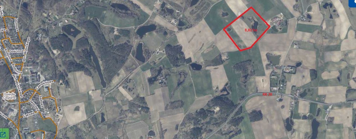 Działka rolna Przęsin. Zdjęcie 2