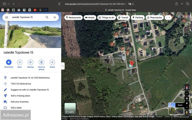 Działka budowlana Mościenica, os. Topolowe. Zdjęcie 1