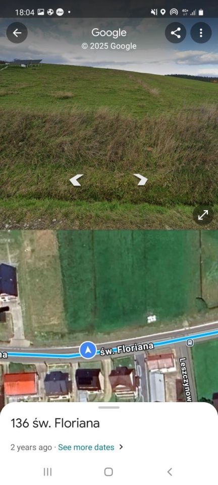 Działka budowlana Łapsze Wyżne, ul. Świętego Floriana