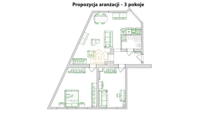 Mieszkanie 3-pokojowe Bytom, ul. Strzelców Bytomskich. Zdjęcie 6