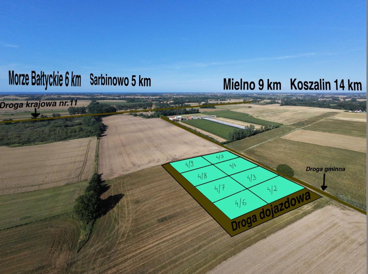 Działka budowlana Komory. Zdjęcie 3