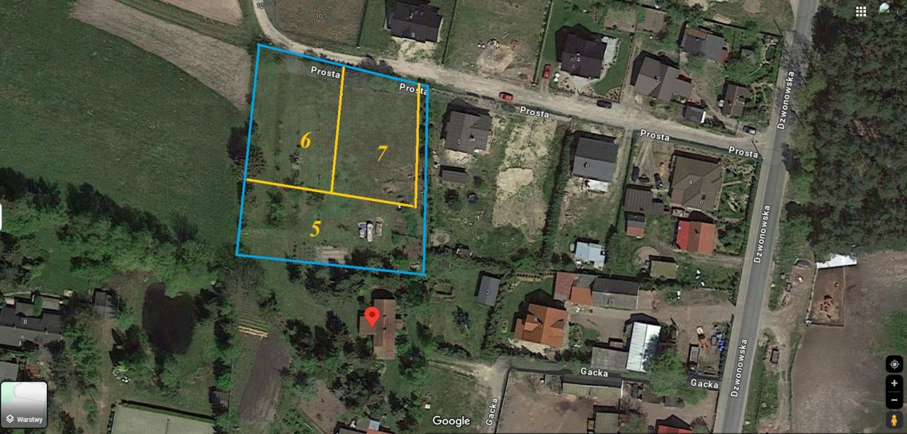 Działka budowlana Sławica, ul. Prosta. Zdjęcie 4