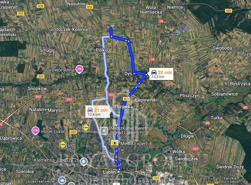 Działka budowlana Rudka Kozłowiecka. Zdjęcie 8