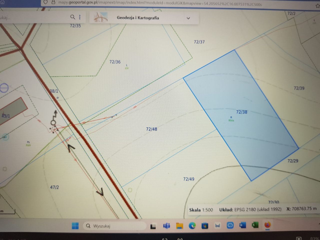 Działka budowlana Łekno. Zdjęcie 9