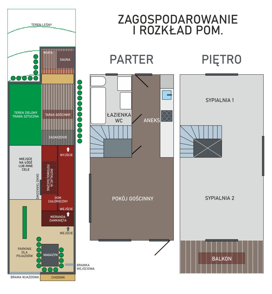 dom wolnostojący, 2 pokoje Szczecin Kępa Parnicka, ul. Księżnej Anny. Zdjęcie 10