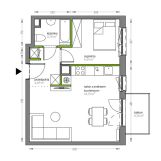 Mieszkanie 2-pokojowe Kraków Podgórze, ul. Myśliwska. Zdjęcie 1