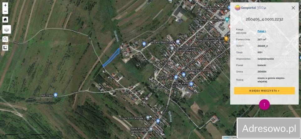 Działka budowlana Daleszyce, ul. Polna. Zdjęcie 3