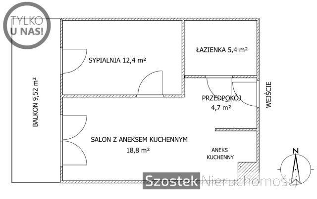 Mieszkanie 2-pokojowe Częstochowa Parkitka, ul. Łódzka. Zdjęcie 19
