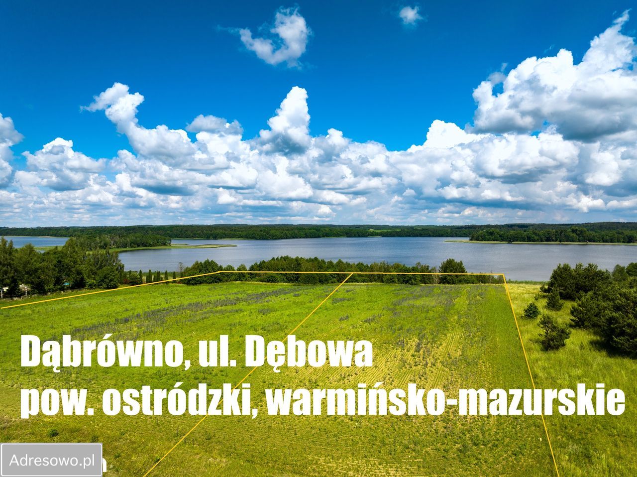 Działka budowlana Dąbrówno, ul. Dębowa. Zdjęcie 3
