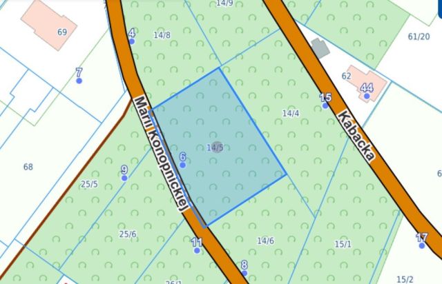 Działka budowlana Konstancin-Jeziorna, ul. M. Konopnickiej. Zdjęcie 1