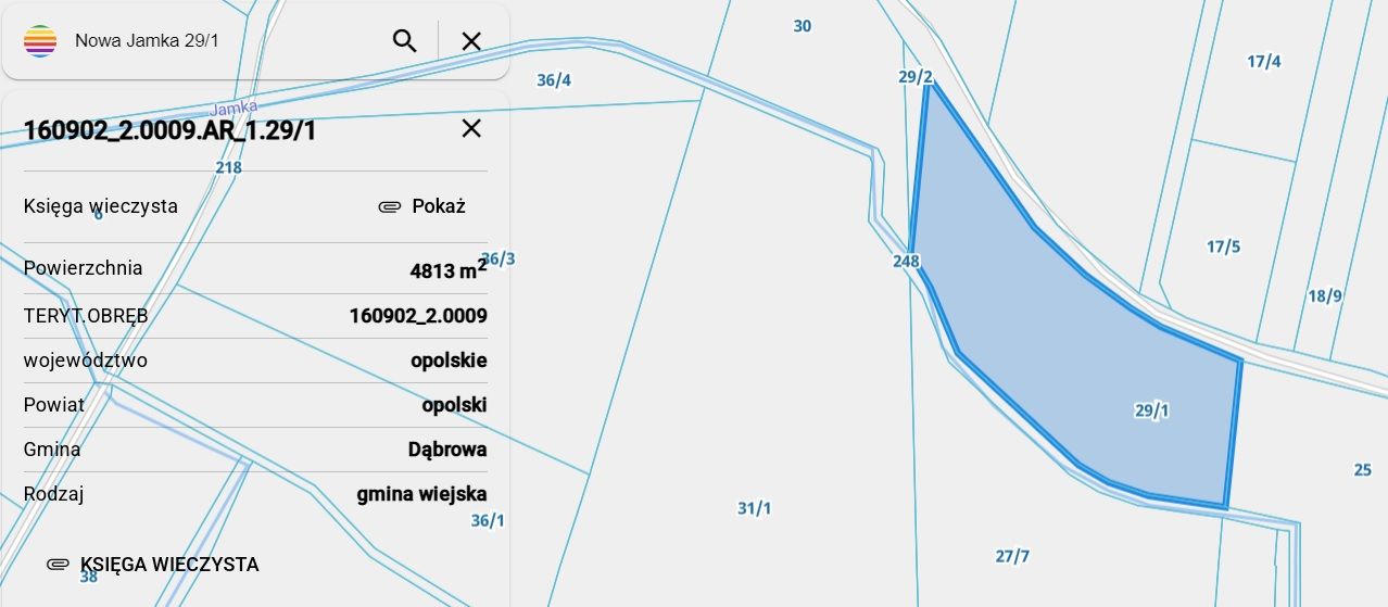 Działka rolna Nowa Jamka, ul. Kwiatowa. Zdjęcie 3