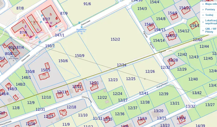 Działka budowlana Głogowo Wylwaga, ul. Hiacyntowa