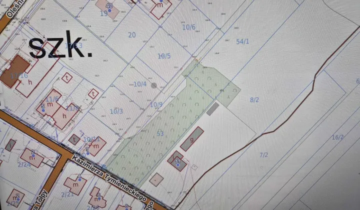 Działka budowlana Jelcz-Laskowice, ul. Kazimierza Tymienieckiego
