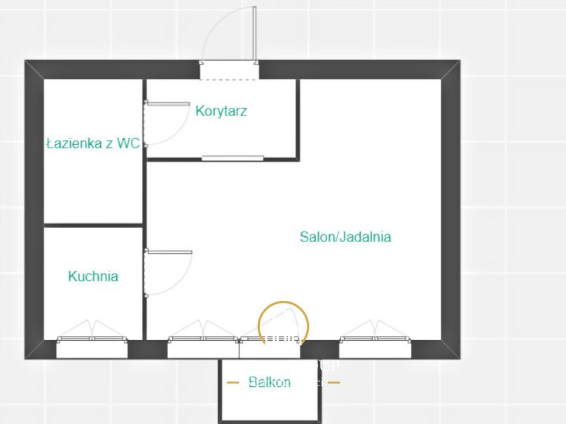 Mieszkanie 1-pokojowe Lublin Dziesiąta, ul. Jacka Przybylskiego. Zdjęcie 13