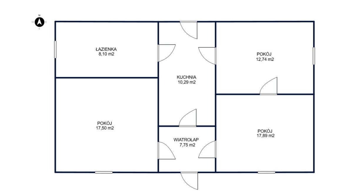 dom wolnostojący, 3 pokoje Grzęska. Zdjęcie 18