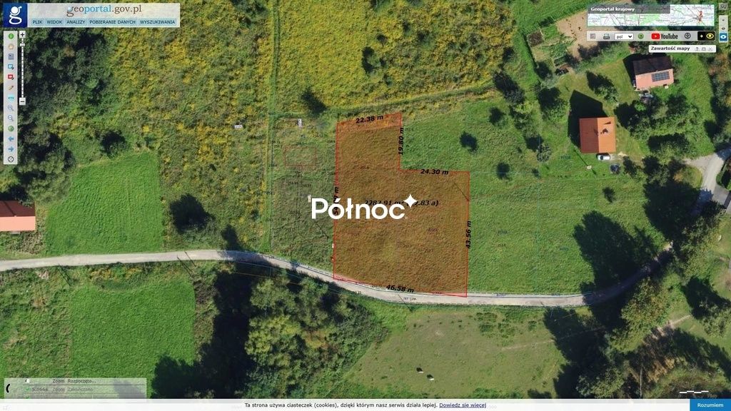 Działka budowlana Golkowice. Zdjęcie 2