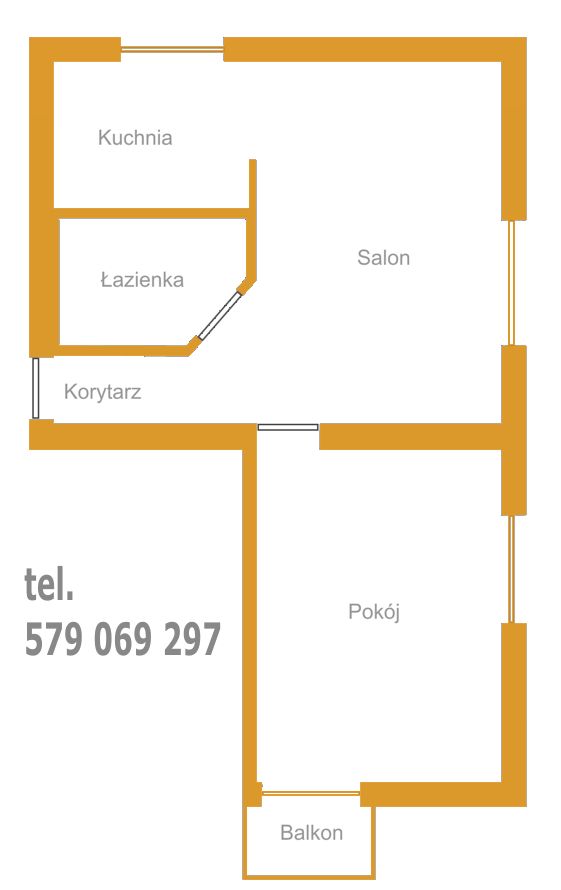 Mieszkanie 2-pokojowe Kraków Dąbie, ul. Widok. Zdjęcie 17