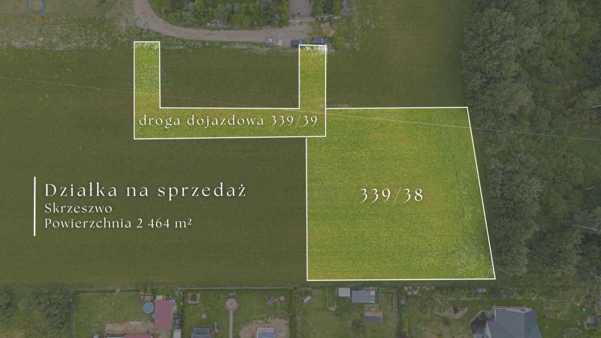 Działka budowlana Skrzeszewo. Zdjęcie 8