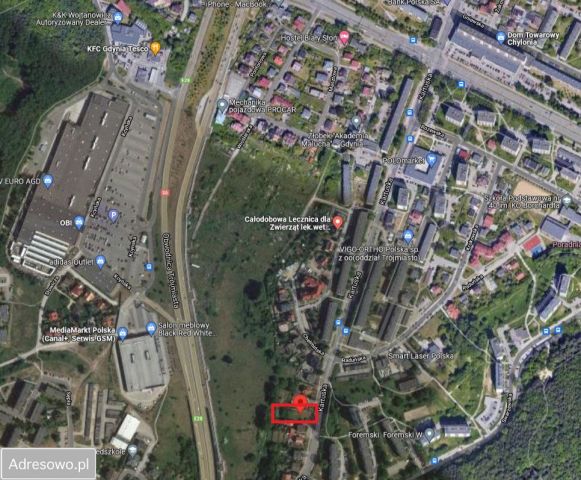 Działka inwestycyjna Gdynia Chylonia, ul. Kartuska. Zdjęcie 1