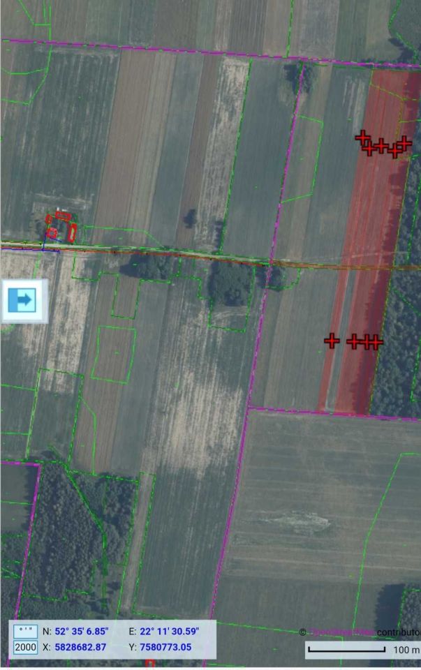 Działka rolna Kosów Lacki, ul. Młynarska. Zdjęcie 3