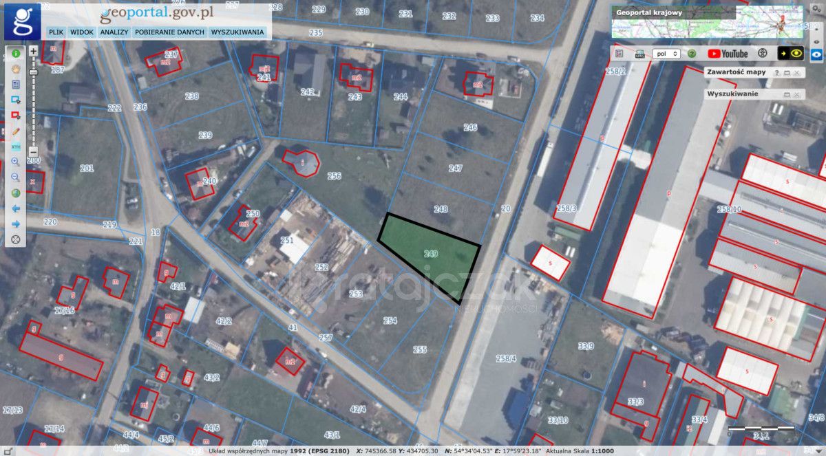 Działka inwestycyjna Bożepole Małe, ul. Polna. Zdjęcie 9