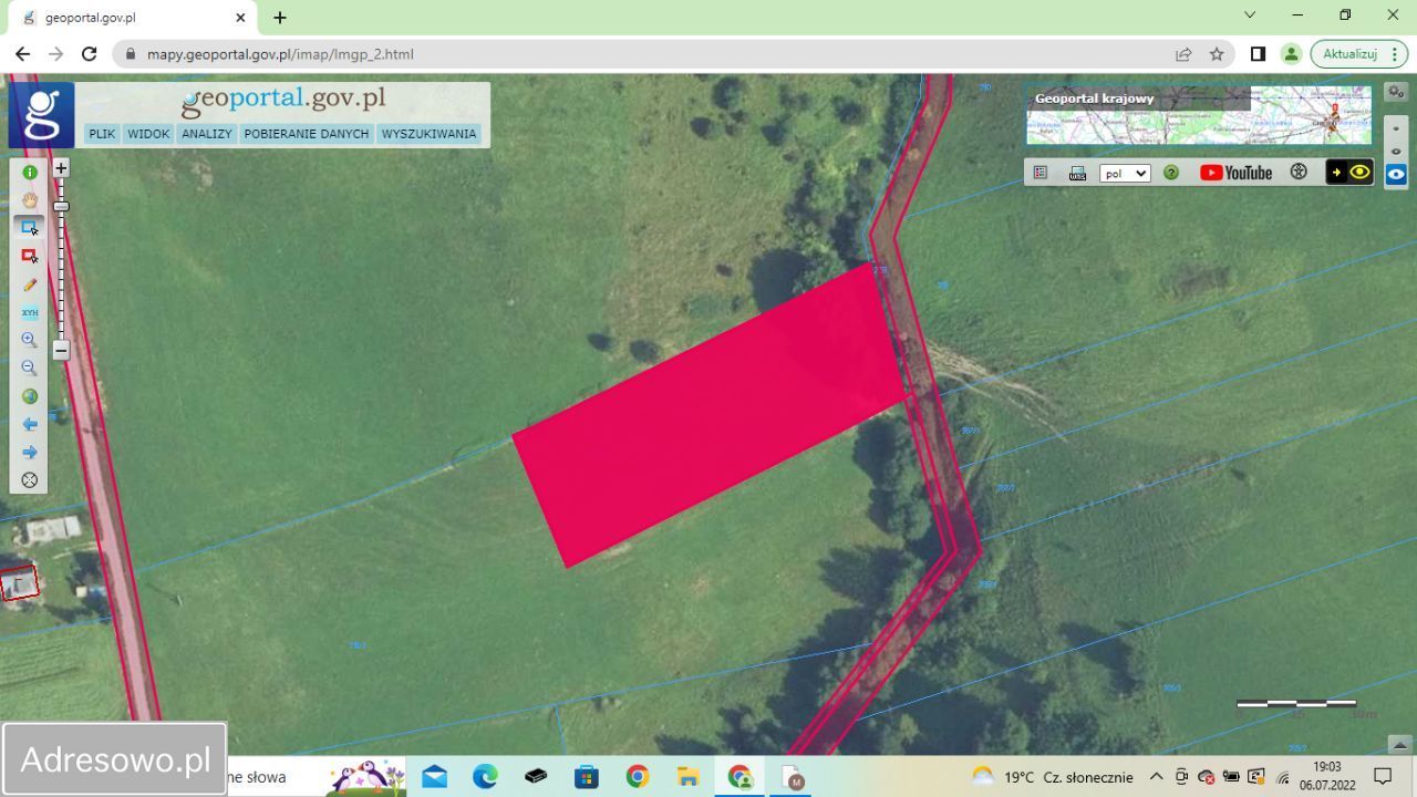 Działka budowlana Grywałd