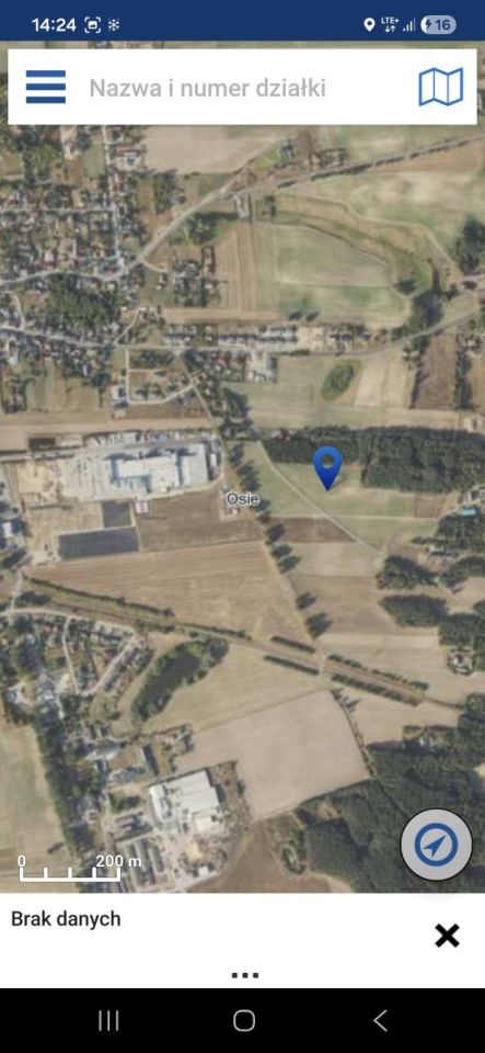 Działka budowlana Osie. Zdjęcie 2