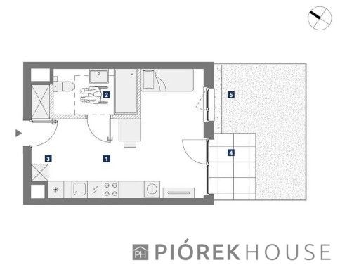 Mieszkanie 1-pokojowe Warszawa Mokotów, ul. Antoniewska. Zdjęcie 1