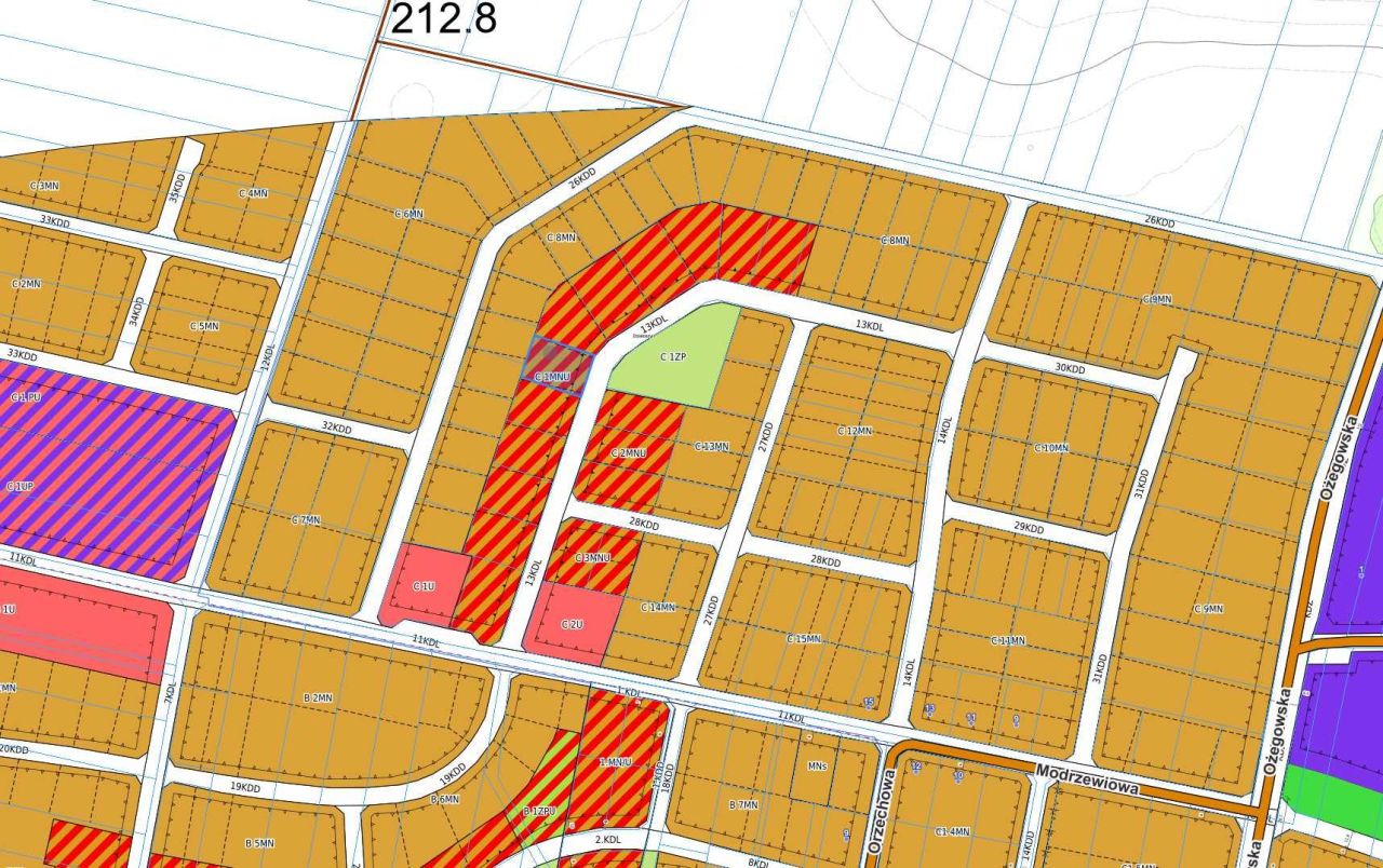 Działka budowlana Działoszyn, ul. Czereśniowa. Zdjęcie 3