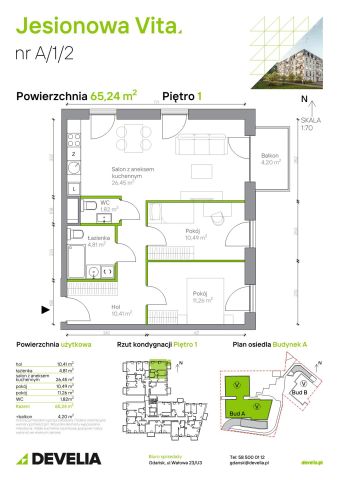 Mieszkanie 3-pokojowe Gdańsk Wrzeszcz, ul. Jesionowa. Zdjęcie 6