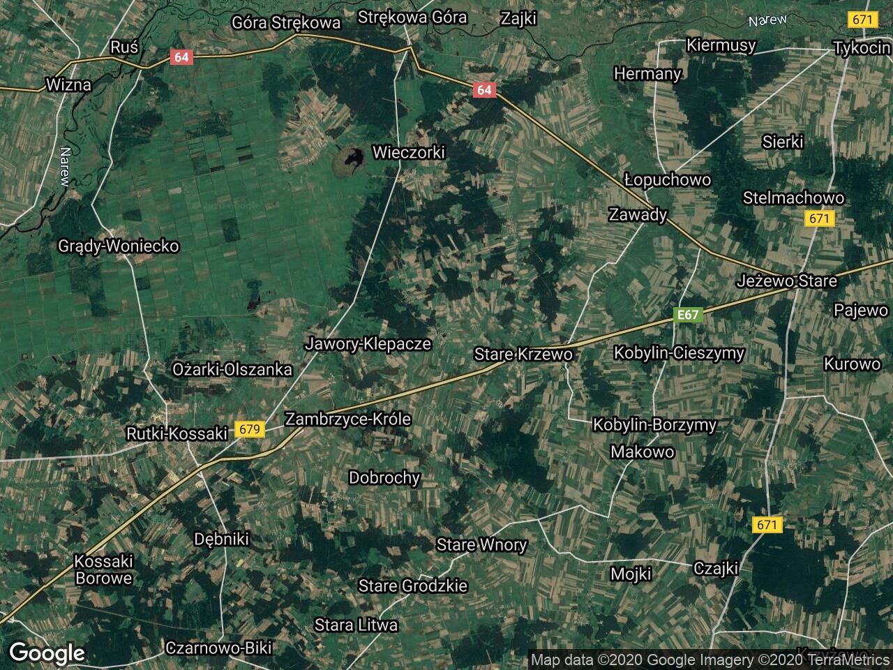 Działka rolna Cibory Gałeckie