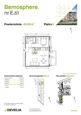 Mieszkanie 2-pokojowe Warszawa Chrzanów, ul. Szeligowska. Zdjęcie 7
