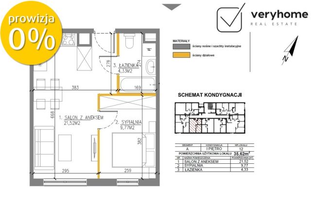 Mieszkanie 2-pokojowe Kraków Prądnik Biały, ul. Zygmunta Glogera. Zdjęcie 14