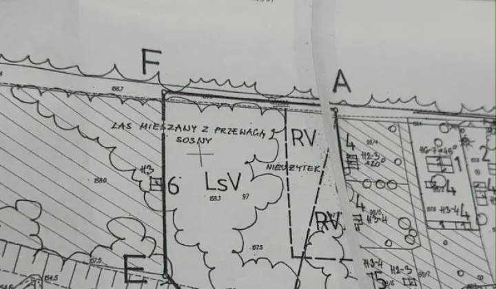 Działka leśna Wincentów